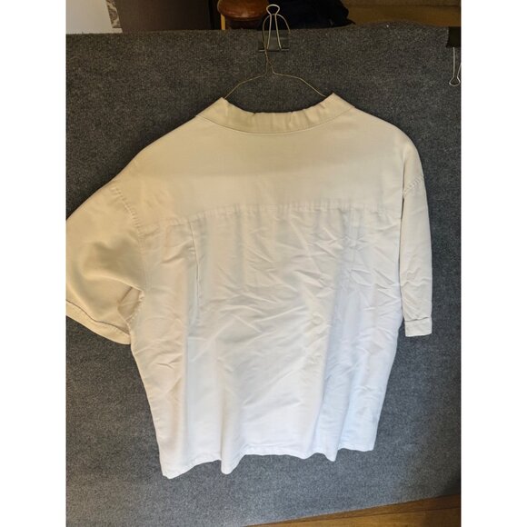 CUBAVERA GEO EMBROIDERED PANEL SHIRT TROPICAL 2X - Picture 7 of 8